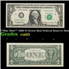 Image 1 : **Star Note** 1999 $1 Green Seal Federal Reserve Note  Grades Gem CU