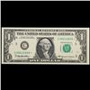 Image 2 : **Star Note** 1999 $1 Green Seal Federal Reserve Note  Grades Gem CU