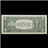 Image 3 : **Star Note** 1999 $1 Green Seal Federal Reserve Note  Grades Gem CU
