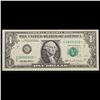 Image 2 : **Star Note** 1995 $1 Green Seal Federal Reserve Note  Grades Gem CU