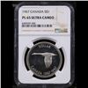 Image 2 : NGC 1967 Canada Dollar $1 Graded ms67 DMPL BY NGC