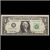 Image 2 : **Star Note** 1999 $1 Green Seal Federal Reserve Note  Grades Choice CU