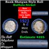 Image 1 : Buffalo Nickel Shotgun Roll in Old Bank Style 'Bell Telephone'  Wrapper 1923 &d Mint Ends
