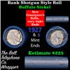 Image 1 : Buffalo Nickel Shotgun Roll in Old Bank Style 'Bell Telephone'  Wrapper 1927 &s Mint Ends