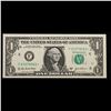 Image 2 : **Star Note** 2003A $1 Green Seal Federal Reserve Note  Grades Gem CU