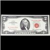 Image 2 : 1963 $2 Red seal United States Note Grades Gem CU