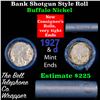 Image 1 : Buffalo Nickel Shotgun Roll in Old Bank Style 'Bell Telephone'  Wrapper 1927 &d Mint Ends