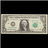 Image 2 : **Star Note** 1999 $1 Green Seal Federal Reserve Note  Grades Choice CU