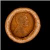 Image 2 : Mixed small cents 1c orig shotgun roll, 1917-d Wheat Cent, 1899 Indian Cent other end, Brinks Wrappe