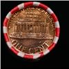 Image 2 : Shotgun Lincoln 1c roll, 1963-d 50 pcs Bank Wrapper.