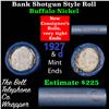 Image 1 : Buffalo Nickel Shotgun Roll in Old Bank Style 'Bell Telephone'  Wrapper 1927 &d Mint Ends