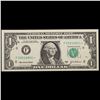 Image 2 : **Star Note** 2003A $1 Green Seal Federal Reserve Note  Grades Gem+ CU