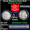 Image 1 : Buffalo Nickel Shotgun Roll in Old Bank Style 'Bell Telephone'  Wrapper 1925 &s Mint Ends