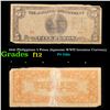Image 1 : 1943 Philippines 5 Pesos Japanese WWII Invasion Currency Grades f, fine