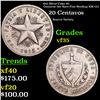 Image 1 : 1915 Silver Cuba 20 Centavos 20c Rare Fine Reeding KM-13.1 Grades vf++
