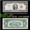 Image 1 : 1963A $2 Red seal United States Note Grades Gem CU