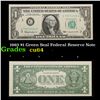 Image 1 : 1963 $1 Green Seal Federal Reserve Note  Grades Choice CU