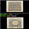 Image 1 : 1920 Germany Weimar Republic 100 Marks Post-WWI Hyperinflation Banknote Grades vf+