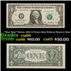 Image 1 : *Star Note* Series 2001 $1 Green Seal Federal Reserve Note Grades Gem+ CU