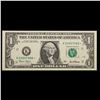 Image 2 : *Star Note* Series 2001 $1 Green Seal Federal Reserve Note Grades Gem+ CU