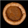 Image 2 : Mixed small cents 1c orig shotgun roll, 1918-d Wheat Cent, 1895 Indian Cent other end, Brinks Wrappe