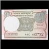 Image 2 : 2017 India 1 Rupee Banknote  P# 117C Grades Gem CU