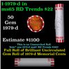 Image 1 : Shotgun Lincoln 1c roll, 1979-d 50 pcs Bank Wrapper.