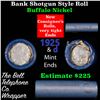 Image 1 : Buffalo Nickel Shotgun Roll in Old Bank Style 'Bell Telephone'  Wrapper 1925 &d Mint Ends