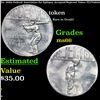 Image 1 : Ca. 1950s Federal Association for Epilepsy Accepted/Rejected Token TC#?248151 Grades GEM+ Unc