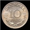 Image 2 : 1960(h) Denmark 10 Ore KM# 849.1 Grades Select Unc