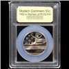 Image 2 : Proof 1992-s Olympic Modern Commem Half Dollar 50c Graded GEM++ Proof Deep Cameo By USCG