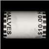 Image 4 : ***Auction Highlight*** Bank 50c Shotgun Roll $10 Halves 20 Coins in an old bank wrapper p Kennedy &