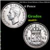 Image 1 : 1943 Silver Great Britain 6 Pence KM-852 Grades Select+ Unc