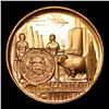 Image 2 : 1954 Kansas Territorial Centennial Commemorative Medallion Grades GEM Unc