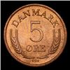 Image 3 : 1966 Denmark 5 Ore KM# 848.1 Grades Choice Unc RB