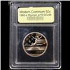 Image 2 : Proof 1992-s Olympic Modern Commem Half Dollar 50c Graded GEM++ Proof Deep Cameo By USCG