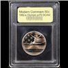 Image 2 : Proof 1992-s Olympic Modern Commem Half Dollar 50c Graded GEM++ Proof Deep Cameo By USCG