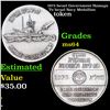 Image 1 : 1973 Israel Government Homage To Israel Navy Medallion Grades Choice Unc