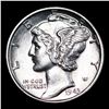 Image 2 : 1943-p Mercury Dime 10c Grades Choice Unc