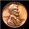 Image 2 : 1958-p Lincoln Cent 1c Grades Gem+ Unc RD