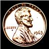 Image 2 : Proof 1963 Lincoln Cent 1c Grades Gem+ Proof Red