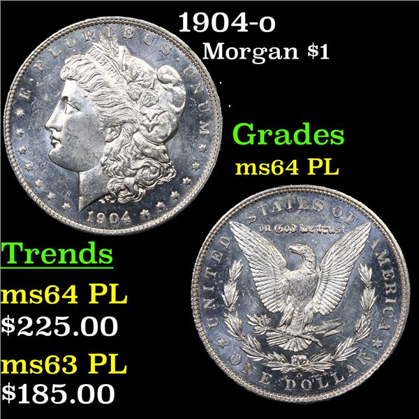 1904-o Morgan Dollar $1 Grades Choice Unc PL