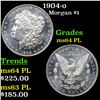 Image 1 : 1904-o Morgan Dollar $1 Grades Choice Unc PL