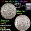 ***Auction Highlight*** 1886-o Morgan Dollar $1 Graded ms62 BY SEGS (fc)