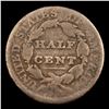 Image 3 : 1809 Classic Head half cent 1/2c Grades g, good