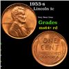 Image 1 : 1953-s Lincoln Cent 1c Grades Choice+ Unc RD