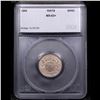 Image 4 : 1866 Rays Shield Nickel 5c Graded ms63+ BY SEGS