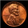 Image 2 : 1955-p Lincoln Cent 1c Grades GEM+ Unc RD