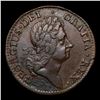 Image 2 : 1723 Farth Hibernia DEI.GRATIA Colonial Cent 1c Grades xf+