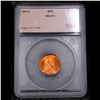 Image 4 : ***Auction Highlight*** 1945-s Lincoln Cent Near TOP POP! 1c Graded ms67+ rd BY SEGS (fc)